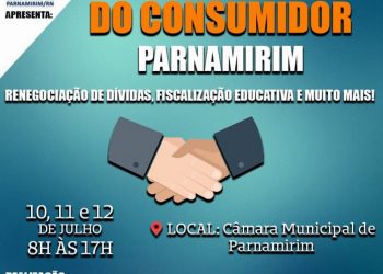 Mutirão do consumidor terá início nesta quarta na Câmara de Parnamirim