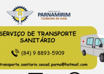Parnamirim conta com serviço de transporte sanitário