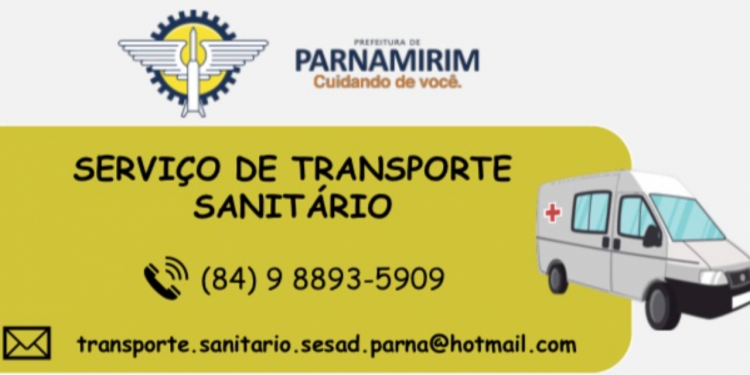 Parnamirim conta com serviço de transporte sanitário
