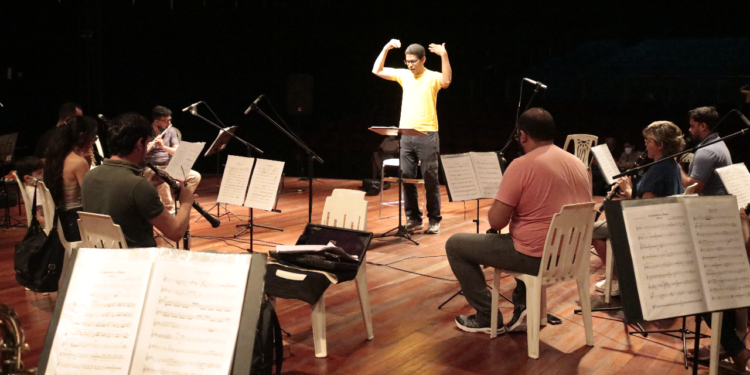 Banda Sinfônica faz ensaio geral para live de comemoração do aniversário da cidade de Parnamirim