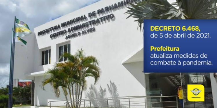 Covid-19: Parnamirim atualiza medidas de combate à pandemia
