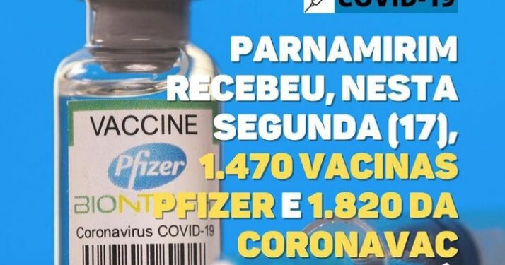 Parnamirim recebe novas doses e amplia  vacinação para pessoas com comorbidades