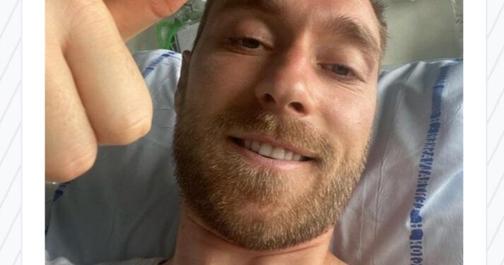 “Ressuscitado” dinamarquês Christian Eriksen agrade solidariedade do mundo esportivo