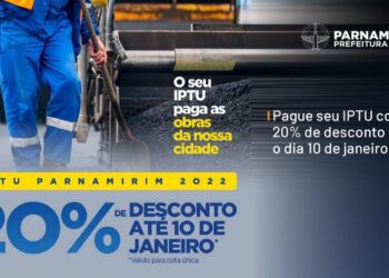 Contribuinte pode quitar IPTU com 20% de desconto até o dia 10 de janeiro