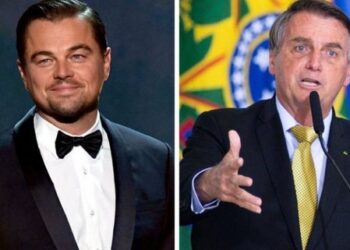 Bolsonaro diz para DiCaprio “ficar de boca fechada” sobre preservação ambiental no Brasil