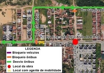 STTU interdita ruas no Planalto para obras de drenagem e pavimentação na próxima segunda-feira (27)