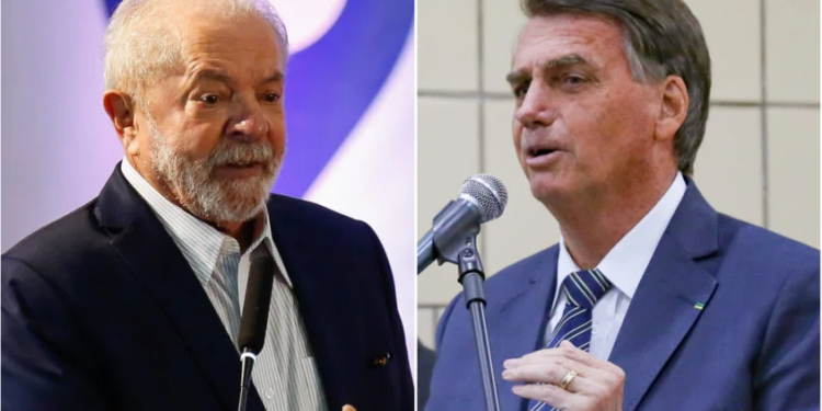 Diferença de Lula para Bolsonaro cai para 7% na pesquisa BTG/FSB