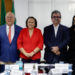 Governadora recebe projeto de empresa de estruturas portuárias