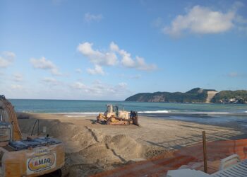 Novo prazo: engorda de Ponta Negra será concluída no fim de janeiro de 2025