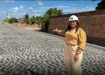 Prefeitura de Parnamirim continua a entregar serviços de pavimentação das ruas no bairro de Cajupiranga