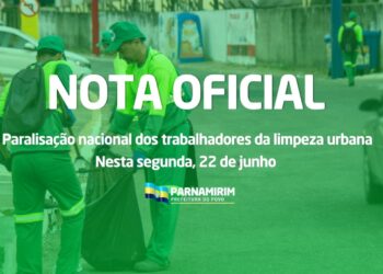 Hoje, 22/06,  acontece uma paralisação nacional dos trabalhadores da limpeza urbana