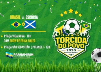 Prefeitura de Parnamirim promove transmissão de Brasil x Escócia em dois polos da Torcida do Povo.