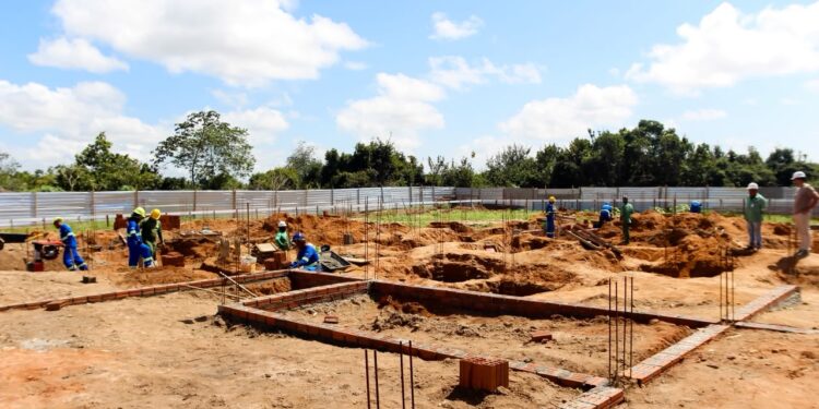 Obras da nova UBS do Parque das Árvores segue em ritmo acelerado