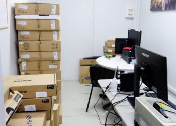 UPA de Parnamirim recebe novos equipamentos para implantação do prontuário eletrônico.