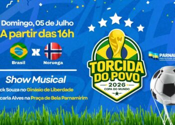 Parnamirim prepara transmissão de Brasil x Noruega neste domingo, 5 de julho. Veja os locais da transmissão.