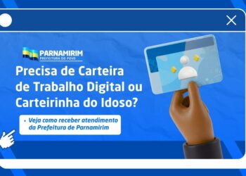 Prefeitura oferece auxilio para emissão de Carteiras de Trabalho Digital e de Idoso.