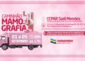 Caminhão da Mamografia: Serviço estará disponível no CCPAR, de 1 a 5 de setembr