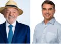 Candidatos a presidente retomaram nesta sexta-feira (9) os programas eleitorais; senador reforçou discurso de mudança, enquanto petista criticou gestão do pai de Flávio.